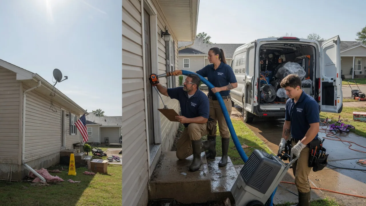 Ceiling Water Damage Restoration in Lena, LA near me